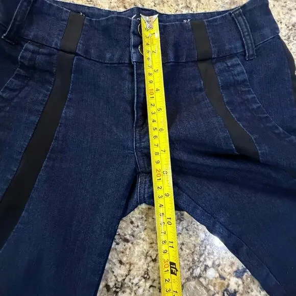 Rare VTG Apple Bottoms Side Panel Tuxedo Jeans McBling Era Nelly Y2K SZ 32”x33” - Picture 15 of 16